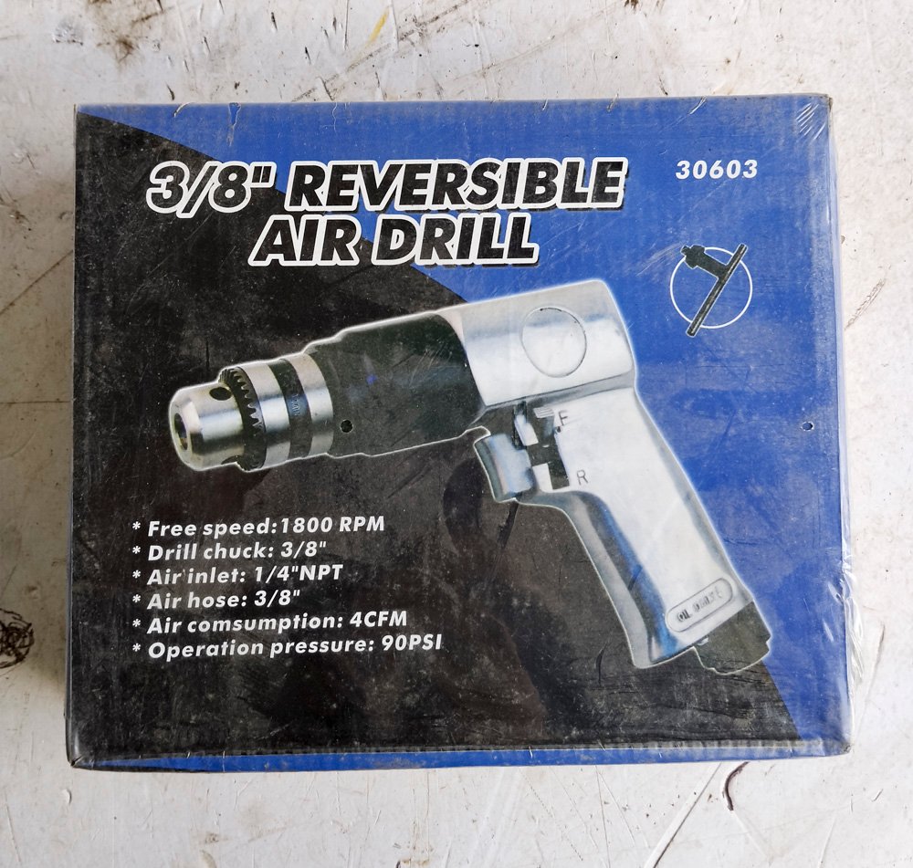 2 Taladros Neumáticos Reversibles 3/8"