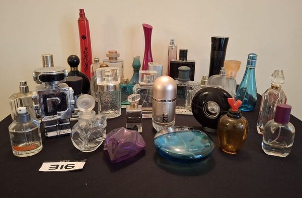 Lote de Frascos de Perfume Vacíos de Colección
