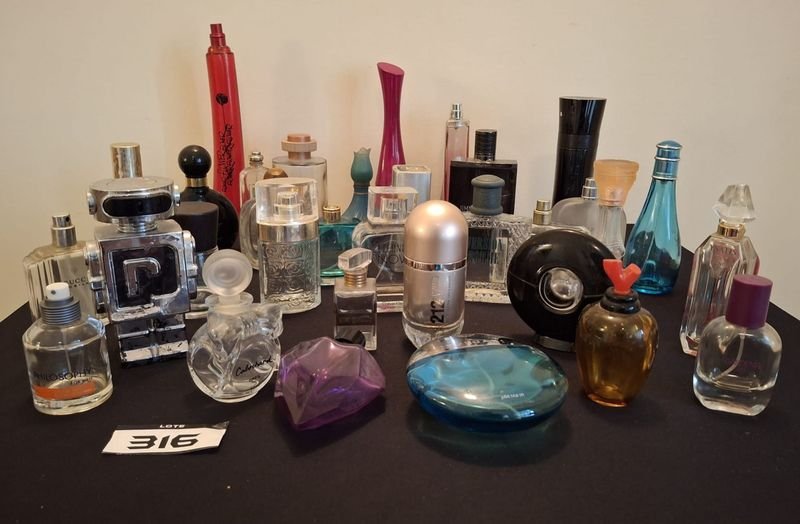 Lote de Frascos de Perfume Vacíos de Colección