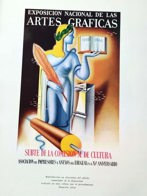 Colección de arte gráfico de la Exposición Nacional de las Artes Gráficas de Uruguay 1945 - imagen 7