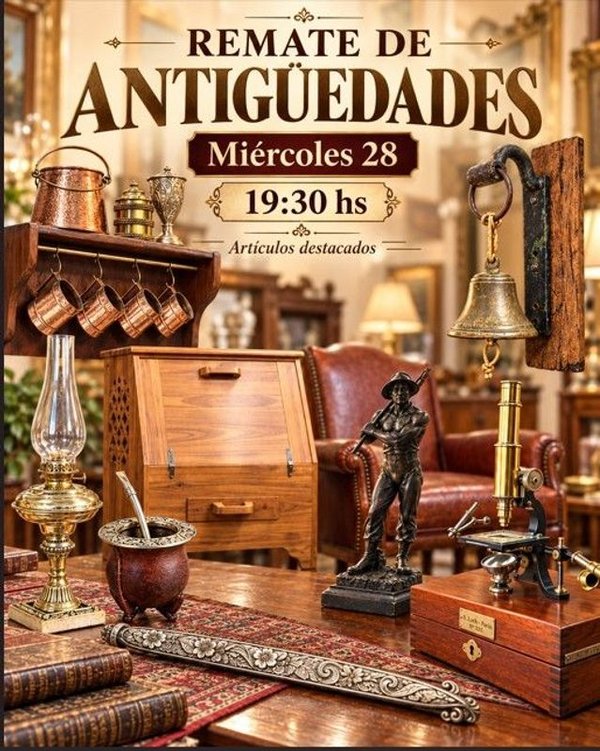 Remate de Antigüedades en Paysandú: Artículos Destacados
