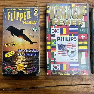 Videocassettes VHS Antiguos: Flipper, Little Cobras, World Cup Fever USA ’94 - imagen 2