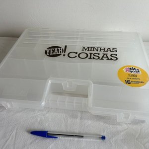 Valija Organizadora Transparente con 16 Espacios - imagen 2