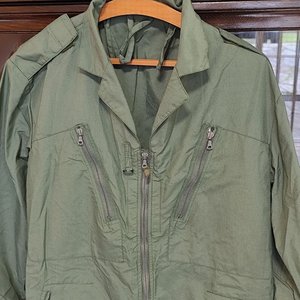Mameluco Piloto Inglés Type MK16B Talle 6 Verde Militar Nuevo - imagen 2
