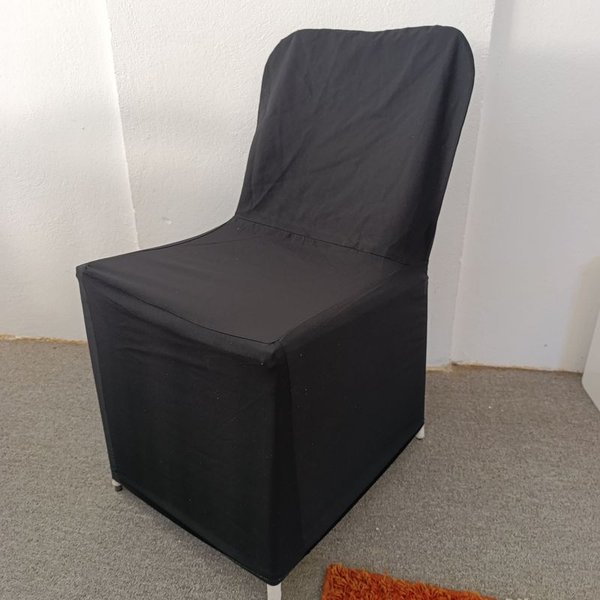 Fundas para sillas en tela de color negro - imagen 4