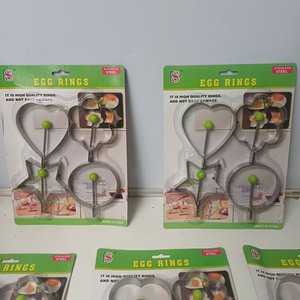 Docena de Blisters con 4 Moldes para Huevos Estilo "Egg Rings" - imagen 3