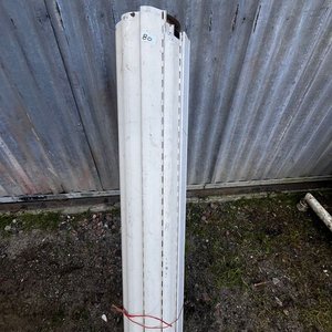 Lote siguiente: Cortina de Enrollar Blanca de PVC, 2m x 1m