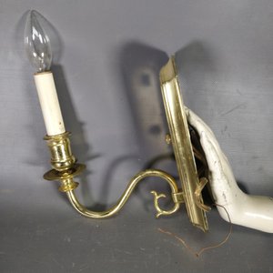 Aplique de Bronce Baldwin para Una Luz, Estilo Clásico - imagen 4