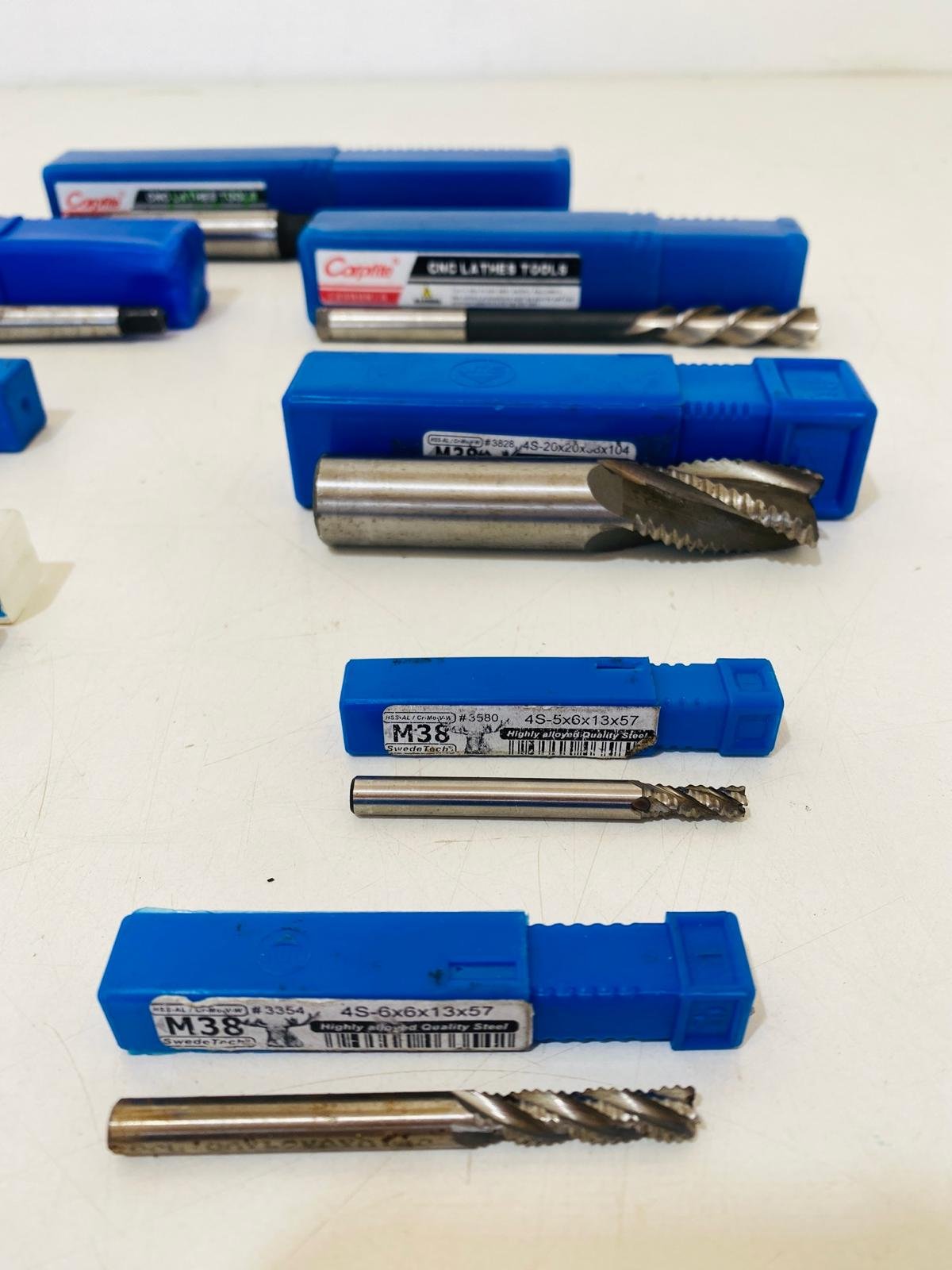 Lote de mechas para torno en metal azul - imagen 2