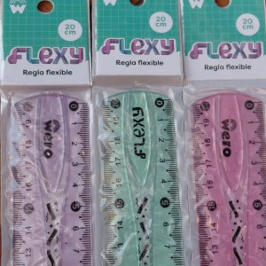 Caja con 24 Reglas Flexibles de 20cm, Marca Flexy Wero - imagen 2