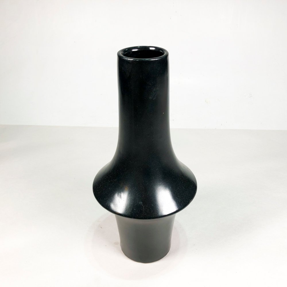 Vaso en loza negra de 33 cm - imagen 3
