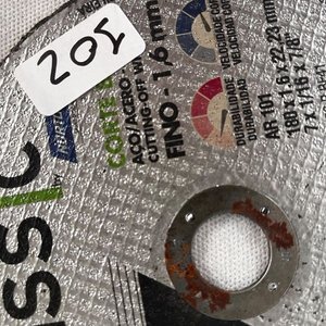 Lote siguiente: Discos de Corte Norton 7" 180 x 1,6 x 22,23 mm