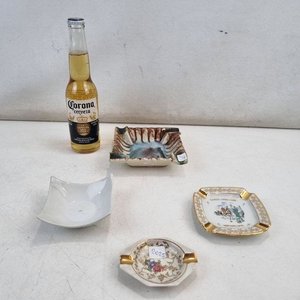 Set de 4 Ceniceros Decorativos con Porcelana Keratina Bavaria Germany - imagen 2