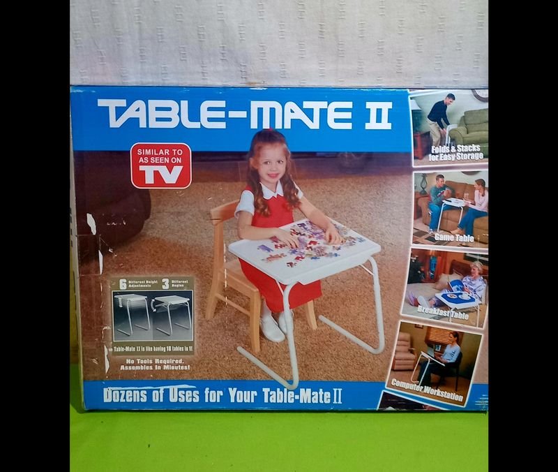 Mesa Auxiliar Regulable Table-Mate II Negra