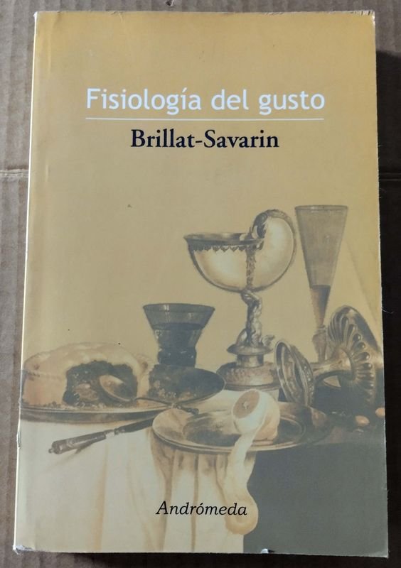 Lote siguiente: Libro de cocina FISIOLOGIA DEL GUSTO