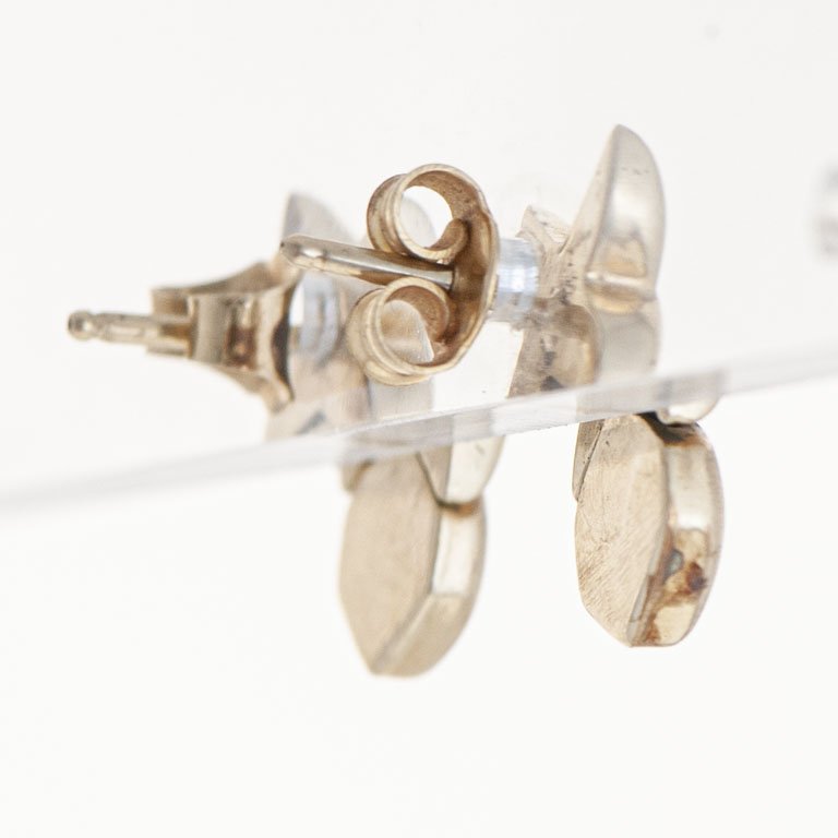 Pare de aretes de oro 14k - imagen 2