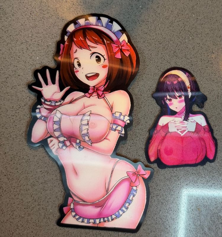 Stickers de Personajes Anime Estilo Maid