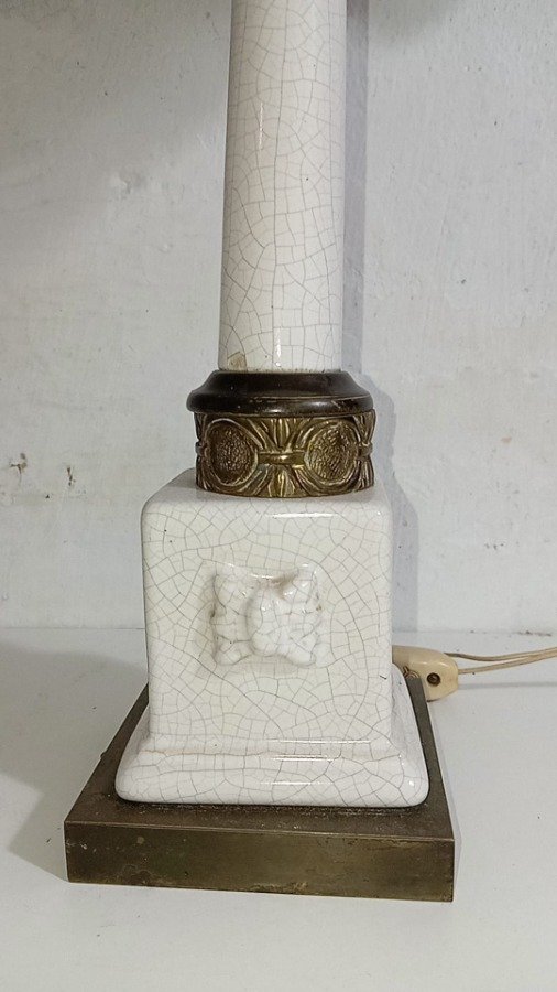 Lámparas de mesa antiguas estilo rococó o victoriano - imagen 4