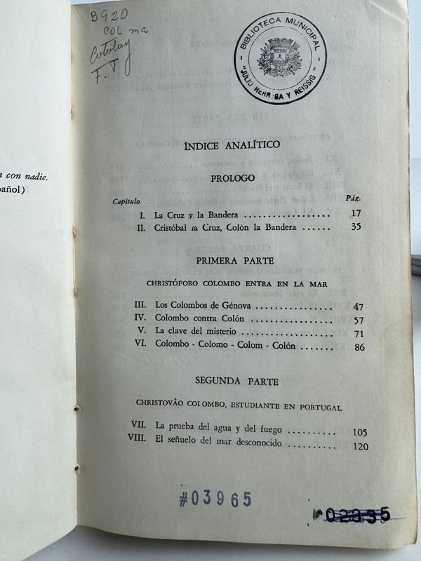 Libro de Salvador De Madariaga Vida Del Muy Magnifico Señor Don Cristóbal Colón - imagen 5