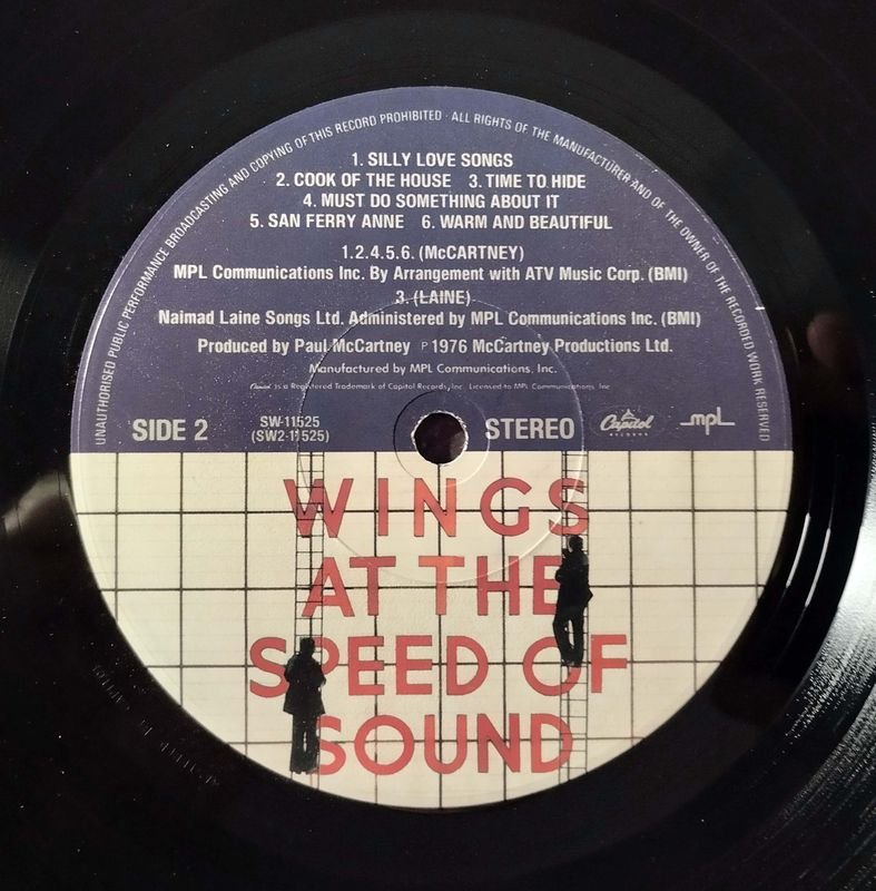 Álbum de Paul McCartney y Wings: 'Wings At The Speed Of Sound' - imagen 5