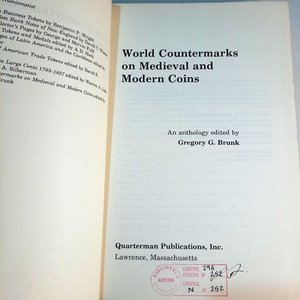 Libro "World Countermarks on Medieval and Modern Coins" de Gregory G. Brunk - imagen 4