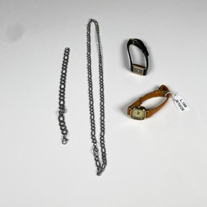 Dos Relojes de Pulsera para Dama: Casio y Cadena con Pulsera Metálica - imagen 1