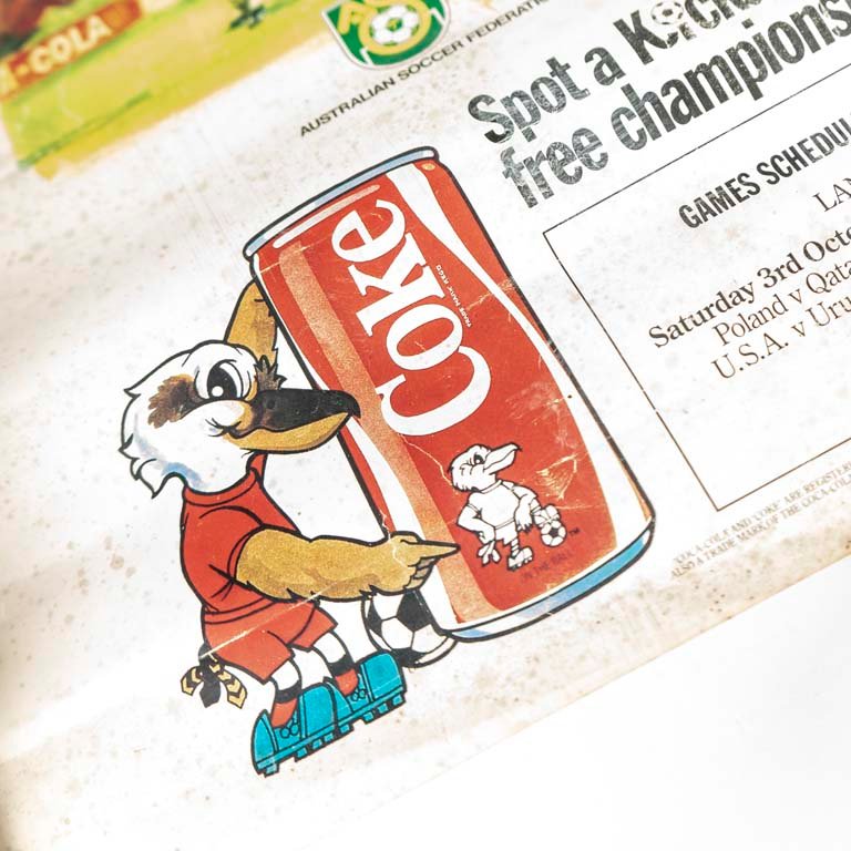 Afiche de la Copa Mundial Juvenil de la FIFA - Coca Cola y KLM - imagen 2