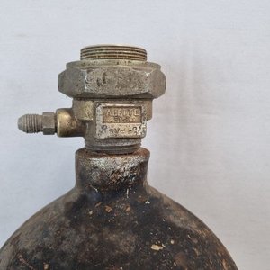 Antigua Garrafa de Gas "Alfite" Industrial - Pieza de Colección - imagen 3