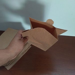 Lote de Bolsas de Papel Kraft Marrones Nuevas Tamaño Medio - imagen 4