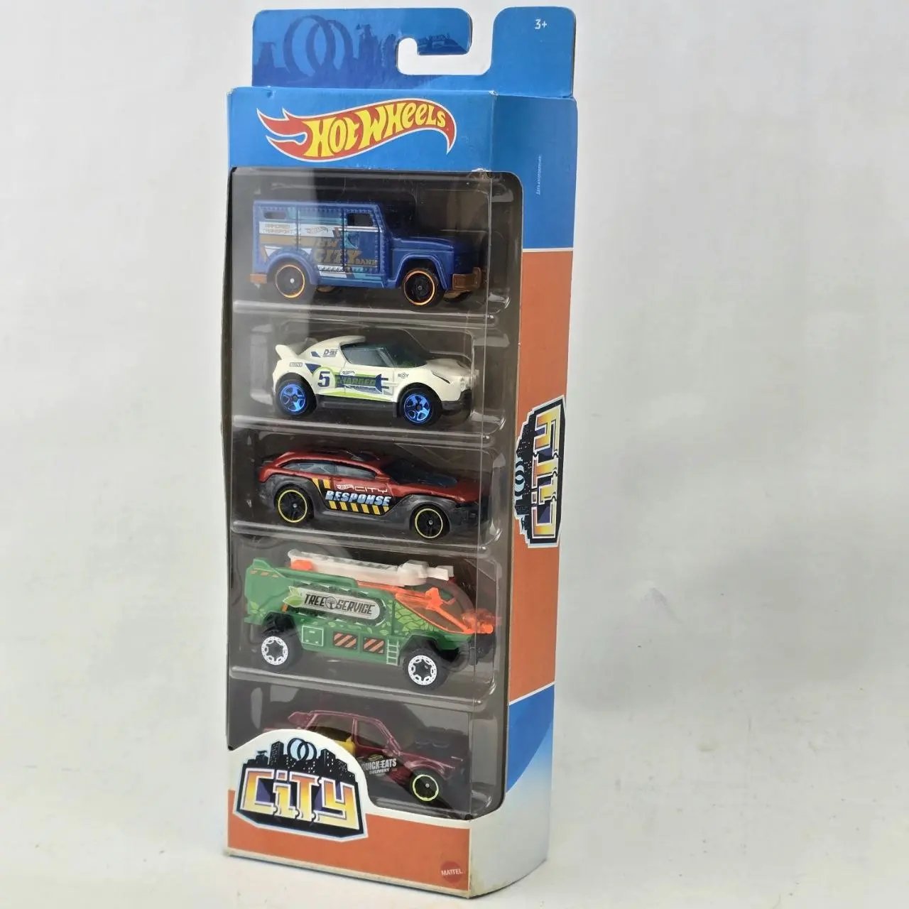Pack 5 Autos Hot Wheels City