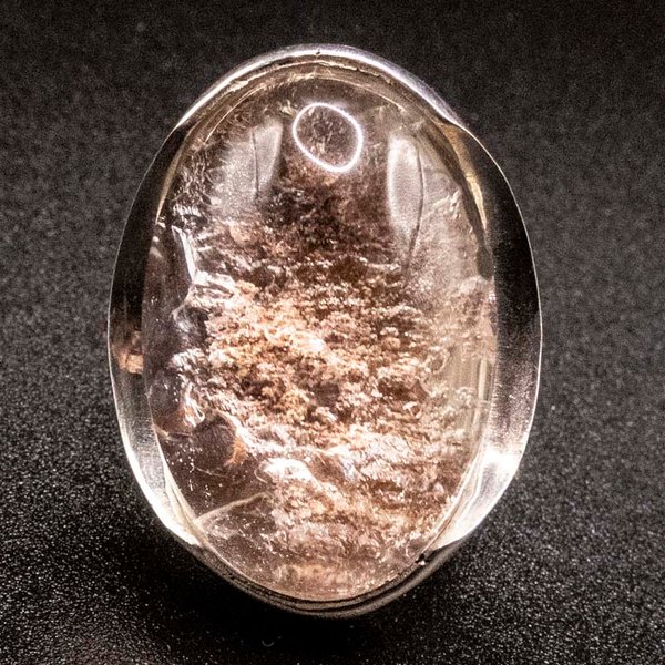 Anillo de Plata 950 con Lodolita - Diseño Ovalado - imagen 1