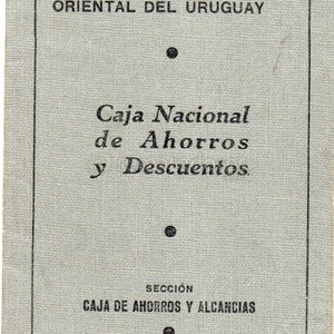 Lote siguiente: Libreta Banco de Ahorros y Descuentos Montevideo