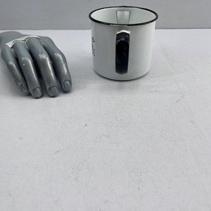Lechera Esmaltada Blanca con Diseños Florales - imagen 4