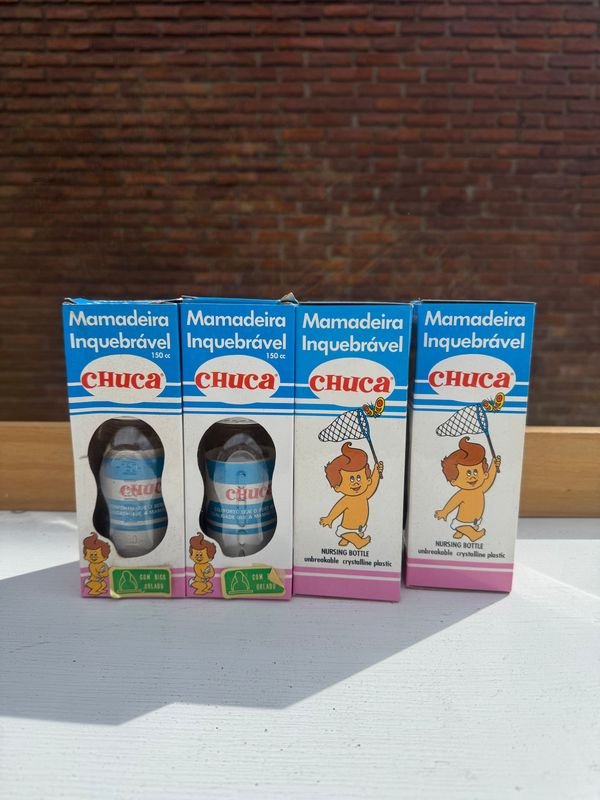 Lote de 32 Mamaderas Vintage "Chuca" Coleccionables