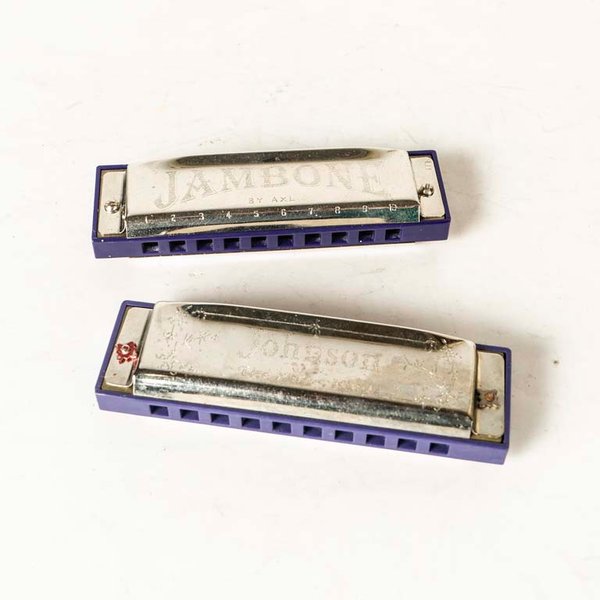 Dos Armónicas Jambone y Johnson de 10 cm
