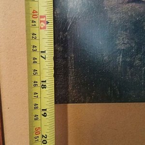 Reproducción "La Taba" de Juan Manuel Blanes con Marco de Madera - imagen 7