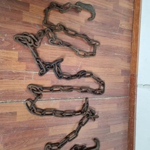 Cadena Robusta de Hierro con Ganchos - 6 Metros para Trabajos Pesados o Decoración - imagen 1