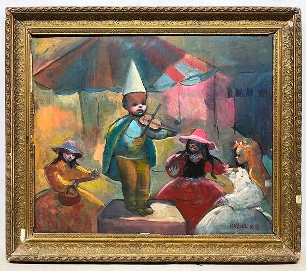 Lote anterior: Pintura de Mario Gonzalez Sosa - Circo