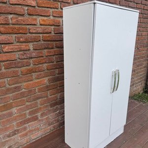 Armario Blanco de MDF con Estantes - imagen 2