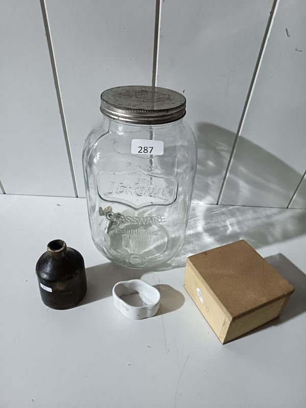Dispensador de Jugos de Vidrio con Grifo y Accesorios