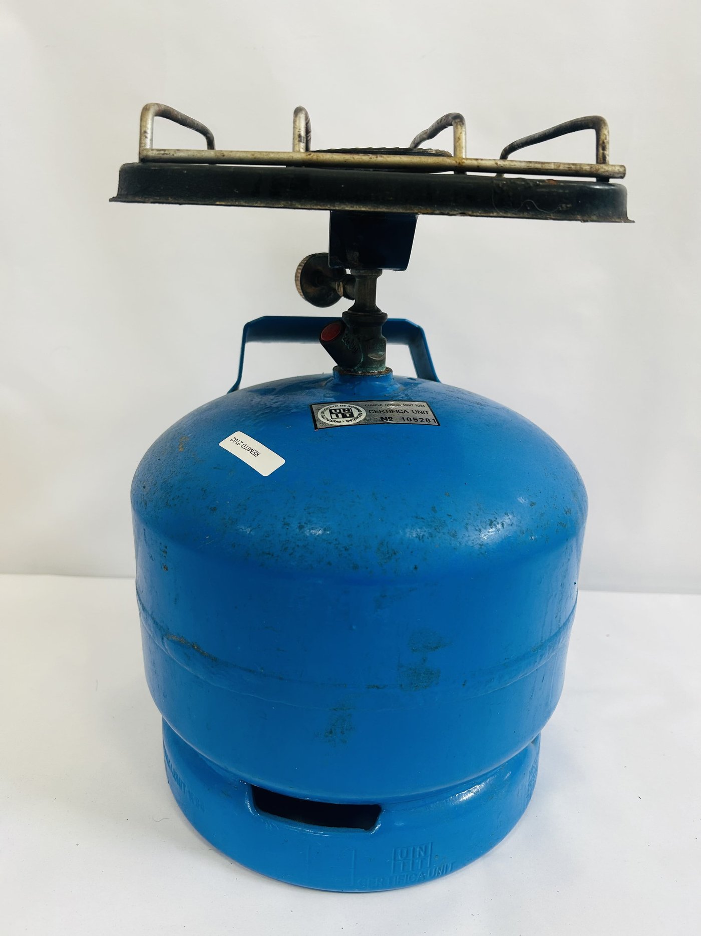 Garrafa de Gas Azul de 3 Kilos con Quemador