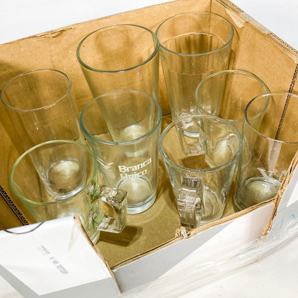 Vajillas y vasos de cristal transparente - imagen 4