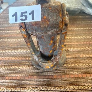 Pieza de Transmisión Metálica Oxidada con Brida - imagen 4
