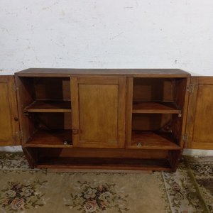 Mueble Aéreo Multiuso de Madera con Tres Puertas y Estante Inferior - imagen 6