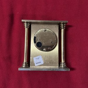 Reloj de Mesa Clásico Bronce con Columnas - imagen 2