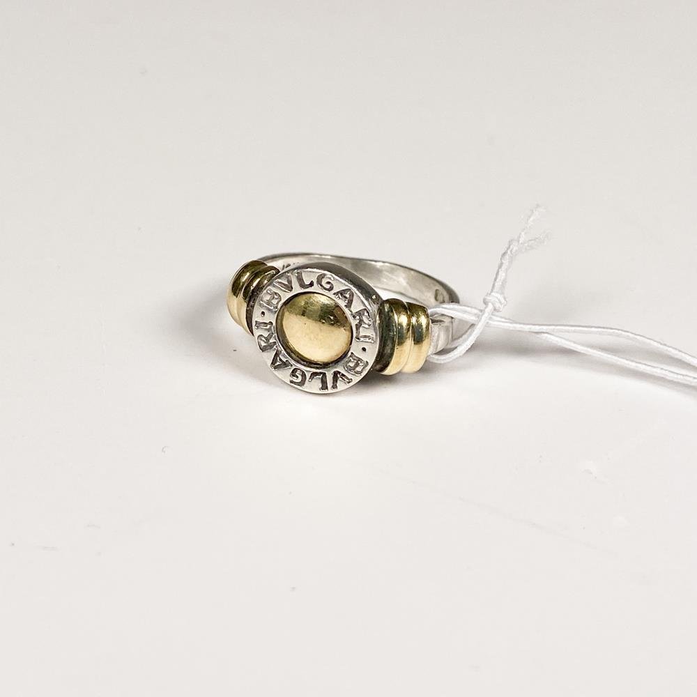 Anillo Bulgari de Plata y Oro 18k