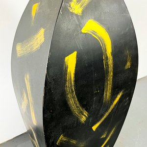 Adorno Metálico Italiano Decastelli Negro y Dorado Alto 177 cm - imagen 3