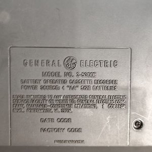 Casete Grabador General Electric Antiguo Modelo 3-5300B Funcional - imagen 3