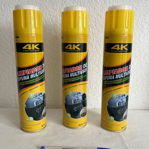 Lote siguiente: Limpiador de Espuma Multiuso 4K - Pack x3