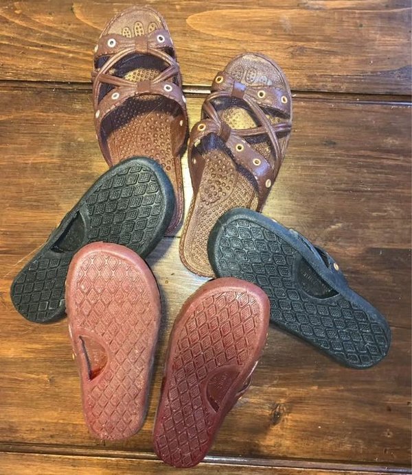 3 Pares de Sandalias de Goma para Mujer